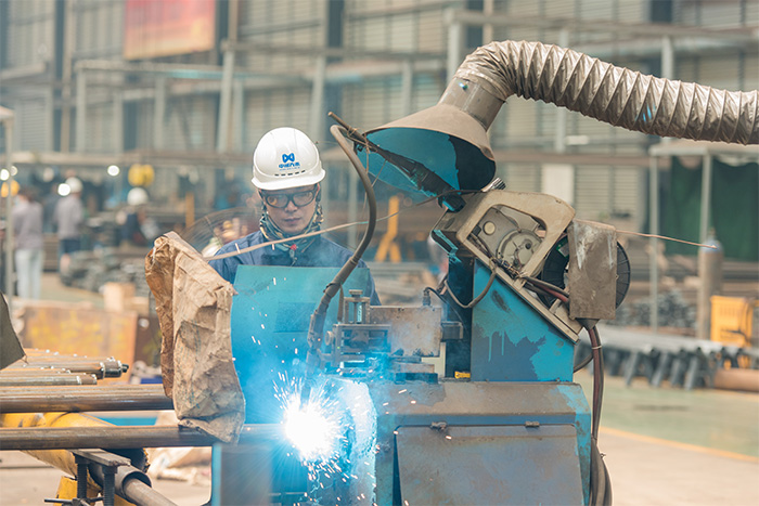 枣阳网架自动化焊接