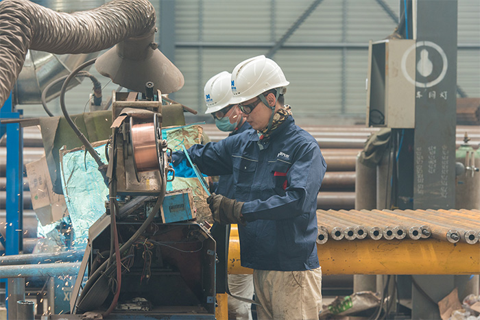 枣阳网架自动化焊接